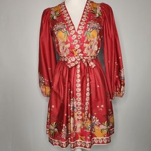 Antonio Melani Brick Beauty Emma Pop Paisley Surplice Long Sleeve Tunic …